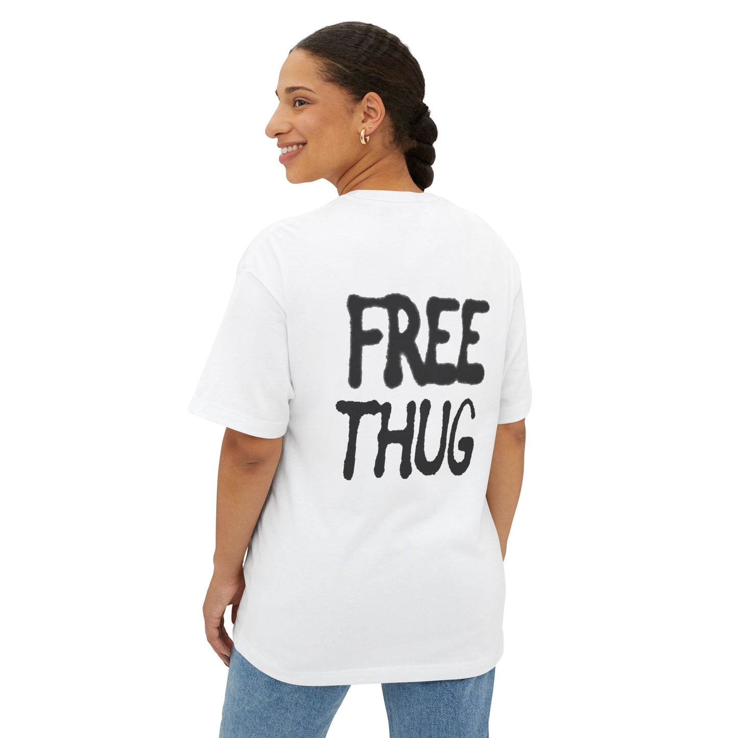 Free Thugga Oversized Cotton Tee